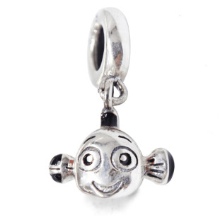 Berloque Charm Pingente Baby Nemo em Prata 925