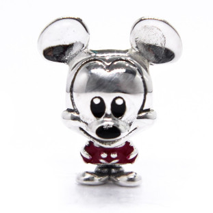 Berloque Charm Separador Baby Mickey em Prata 925