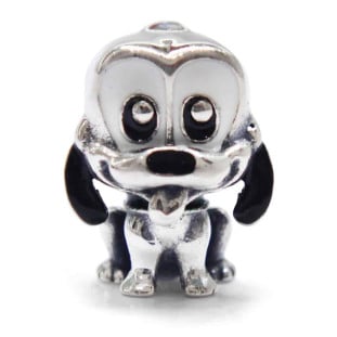 Berloque Charm Separador Baby Pluto em Prata 925