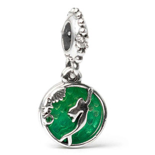 Berloque Charm Pingente Pequena Sereia - Ariel em Prata 925