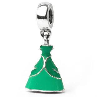 Berloque Charm Pingente Vestido Ariel em Prata 925