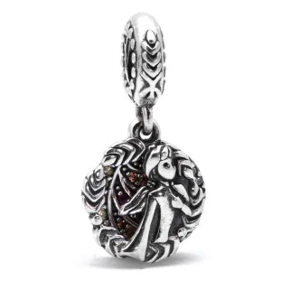 Berloque Charm Pingente Anna - Frozen em Prata 925
