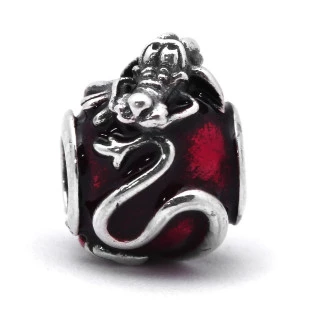 Berloque Charm Separador Mushu - Mulan em Prata 925