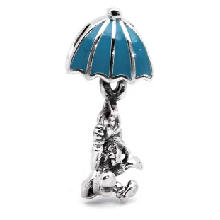 Berloque Charm Pingente Grilo Falante em Prata 925