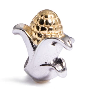 Berloque Charm Separador Milho em Prata 925