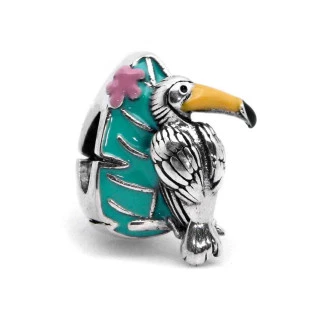 Berloque Charm Separador Tucano em Prata 925