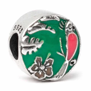 Berloque Charm Separador Paraíso Polinésio - Disney Prata 925